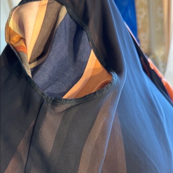 NWOT 4SI3NNA Striped Multicolor Tie-Front Top Size M Super Cute!! - Picture 8 of 8